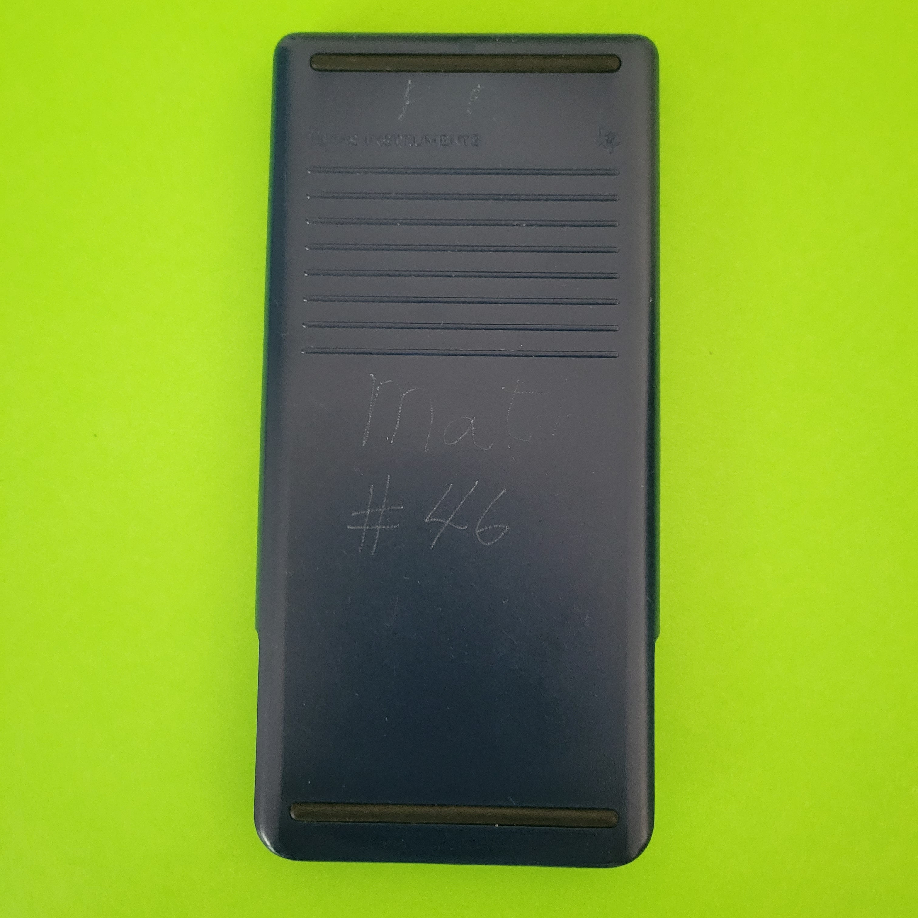 An image of the case of a texas instruments ti-81 graphing calculator